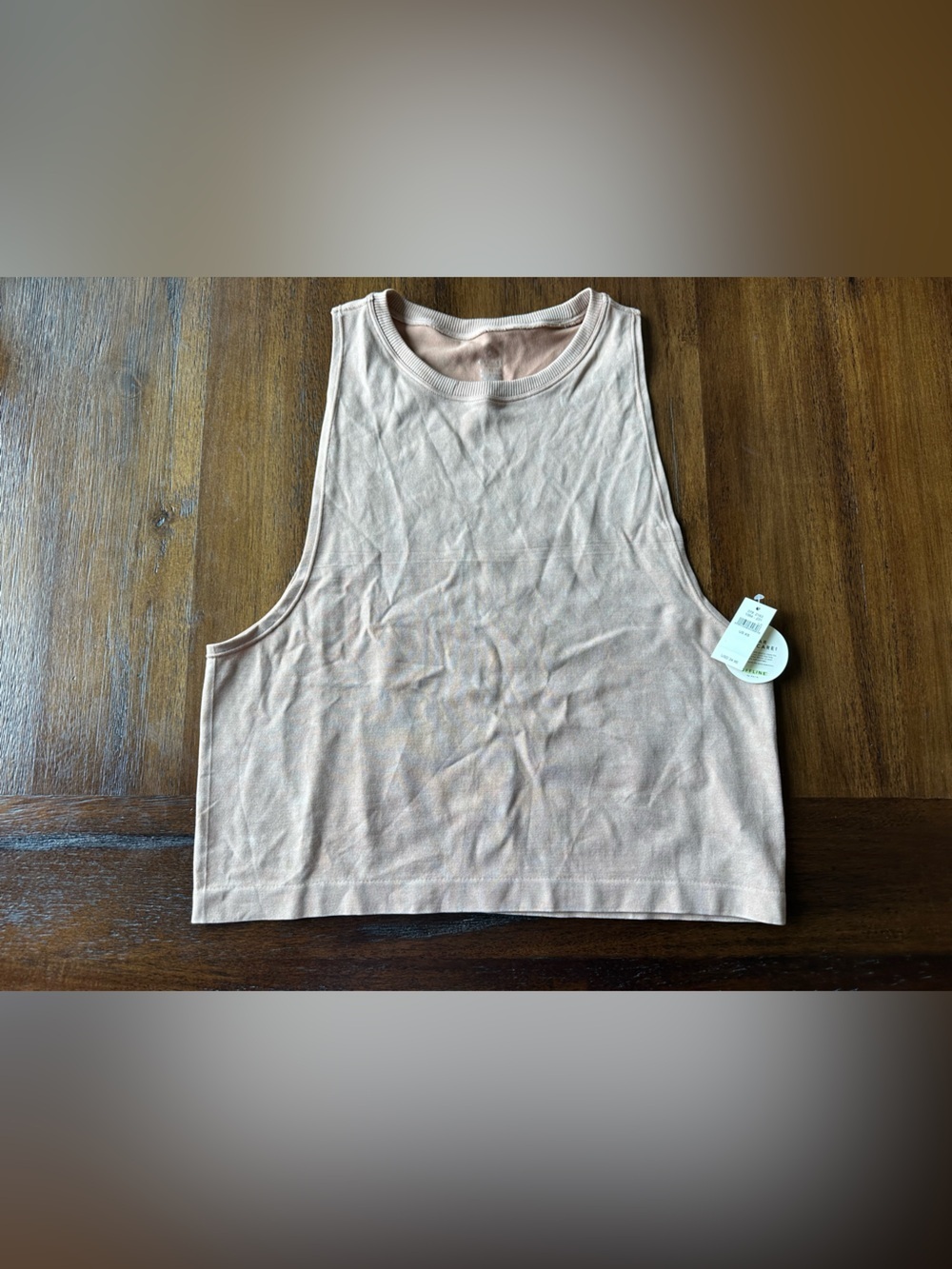 American Eagle Women's Sleeveless Crop Tank Top - Light Blush- size XS